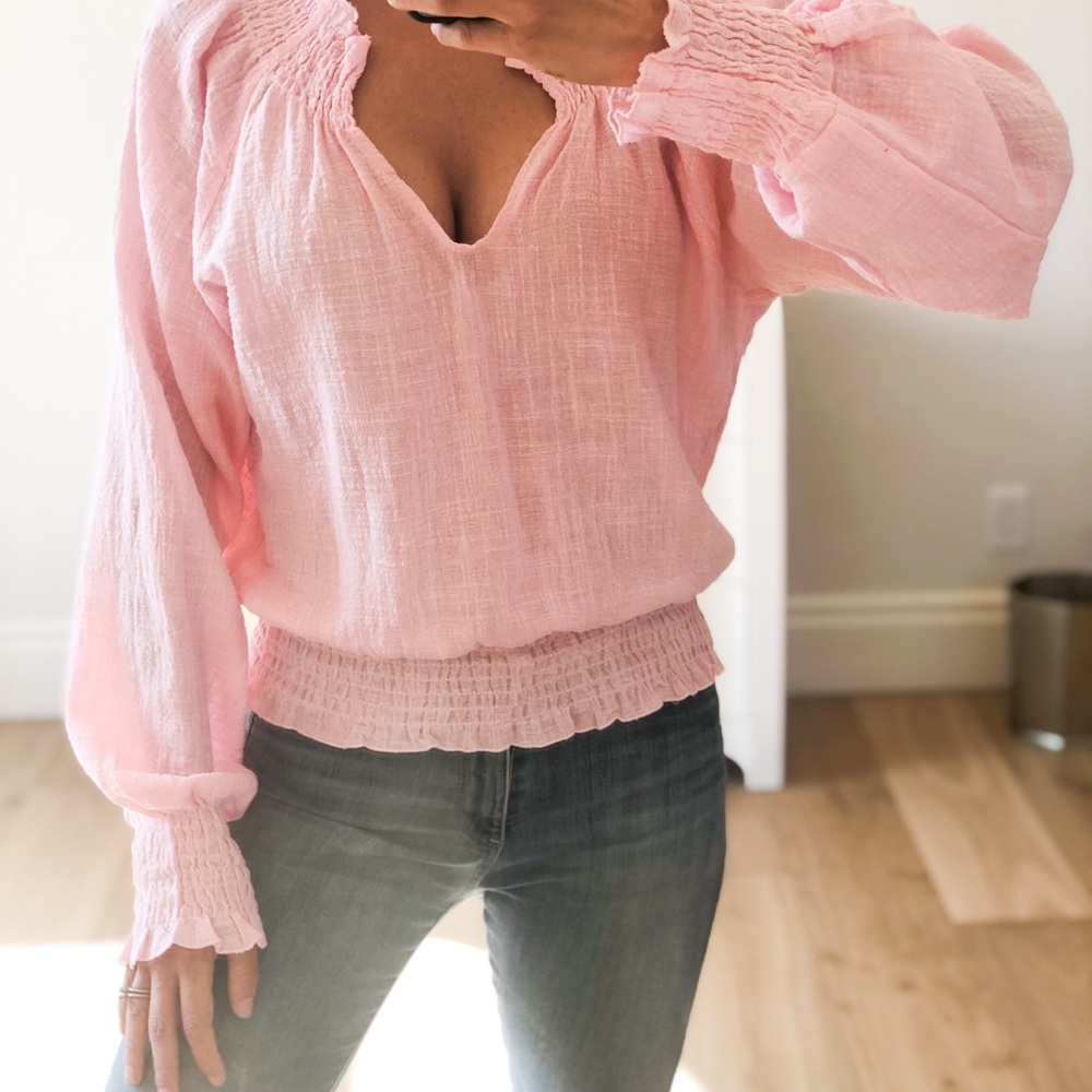 NANTUCKET Pink Long Sleeve Top - Picture 3 of 6